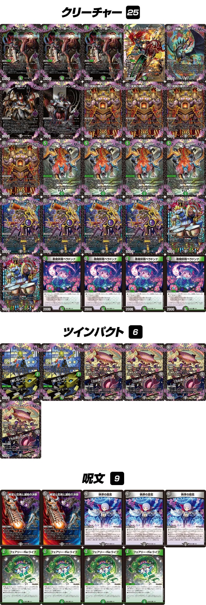 Deck List