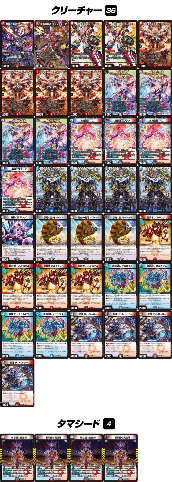 Deck List