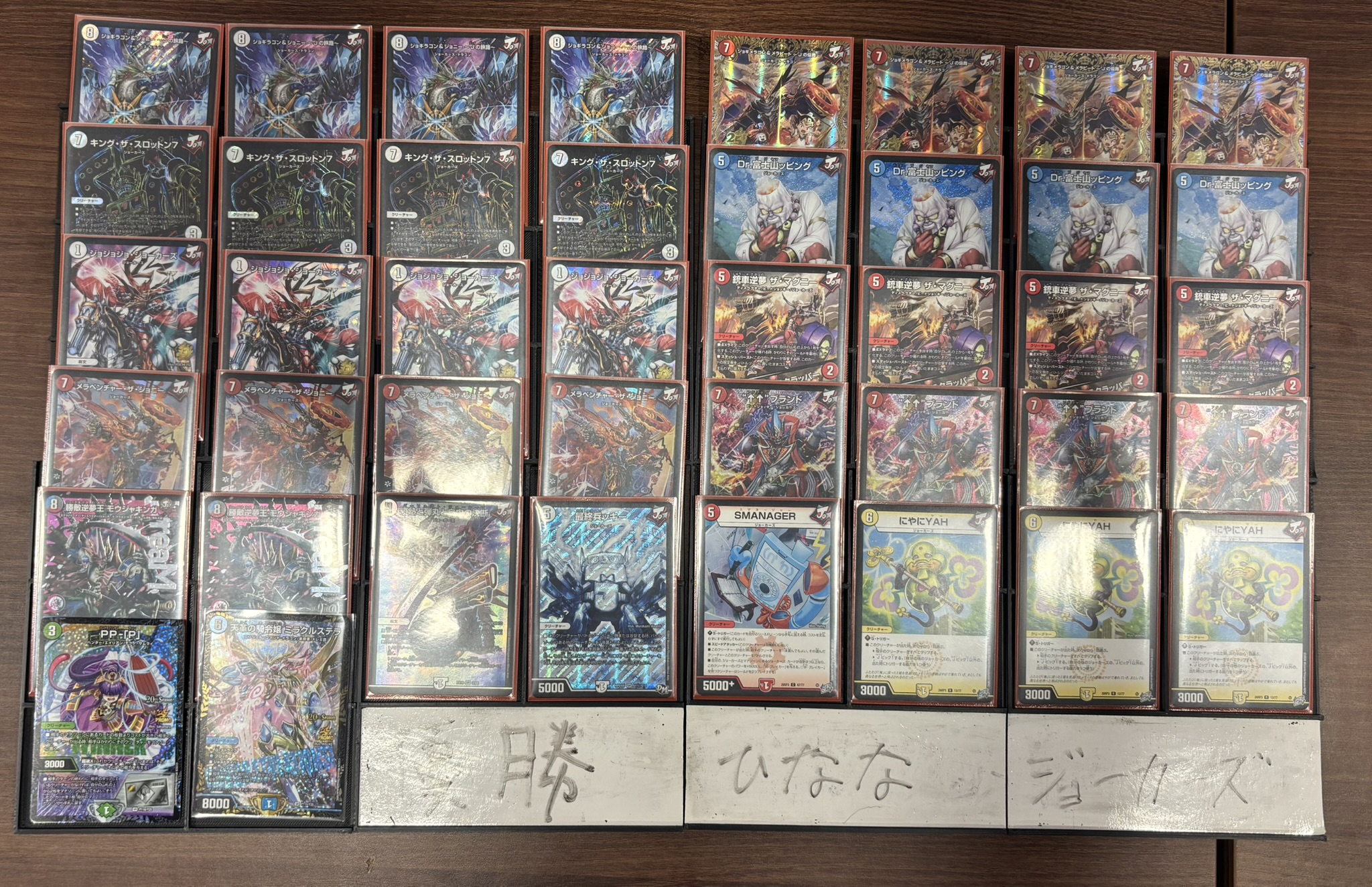 Winner deck photo